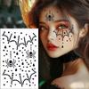 2PCS Self Adhesive Rhinestones Stickers Shiny Facial Crystal Stickers  Party Coloring