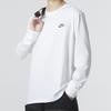 Nike T Shirts Men's White Crew Neck Moderate Straight Fit DR7822-100