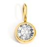 EMANCO 12 Color Birthstone Pendant Month Zirconia Necklace Color Stone Accessories Birthday Gift