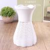 Современная ваза для цветов, белая, розовая, синяя пластиковая ваза, цветочный горшок, корзина, скандинавский дом