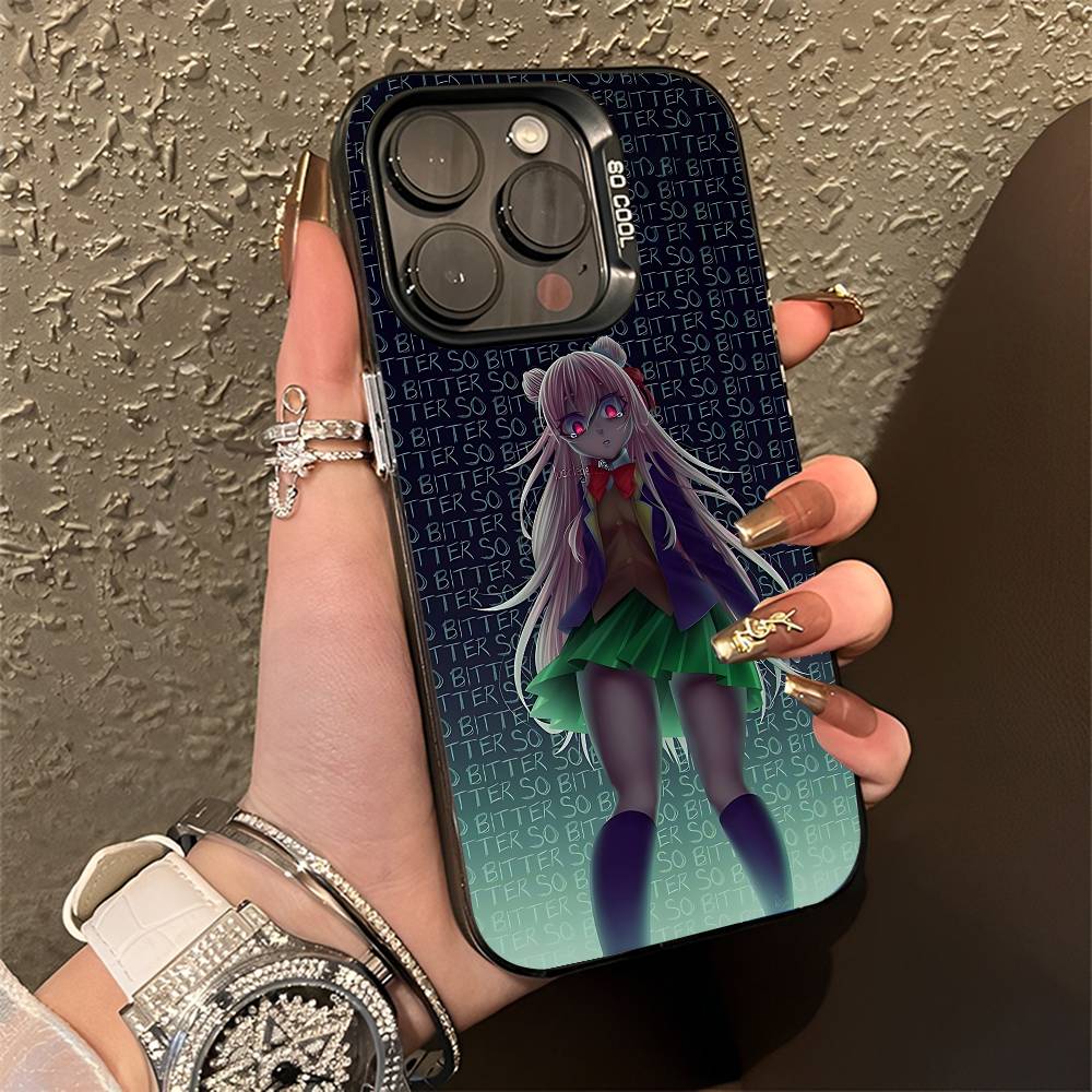 Satou H-Happy S-Sugar L-Life Чехол для телефона Для iPhone 15,16,12,14,13,17,11,E,Pro,Max,Plus,Air,Mini Черный ТПУ Чехол