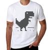 Unable To Connect To The Internet Dinosaur Tshirt Casual Trendy Streetwear Tee Shirt