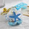Acrylic Quicksand Flower Keychain - Cute Car & Bag Pendant for Girls