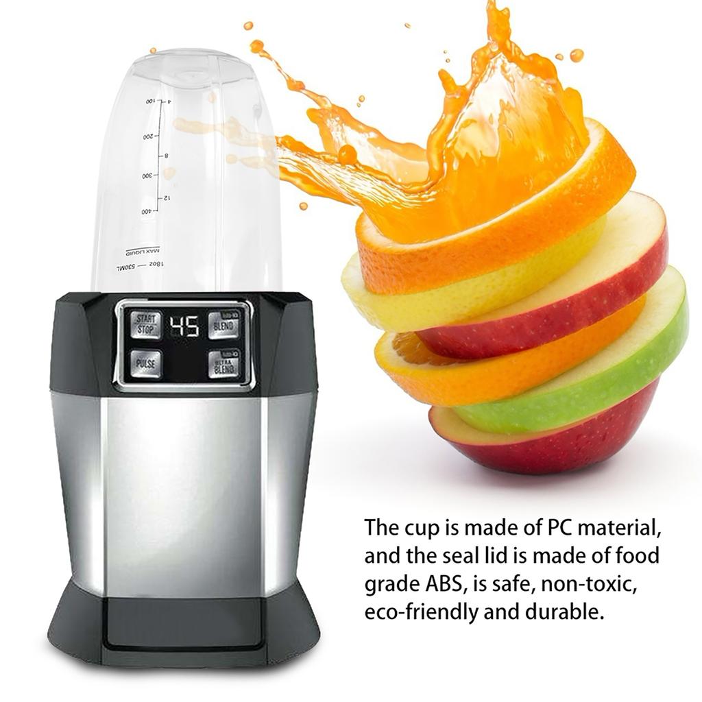 Комплект деталей для блендера с крышкой для чашки NINJA 900 Вт, 1000 Вт, сменный аксессуар (18 унций)