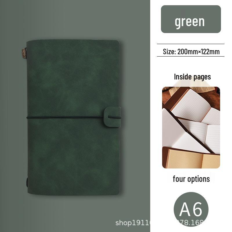 Винтажный дорожный журнал на разъемных листах - Мягкая обложка, Дневник-блокнот со штампованным переплетом