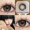 Контактные линзы MillCreek Doll Eyes с градуировкой 0,00~-8,00, Корея, коричневые и серые, годовое использование, 14,5 мм, красивые большие глаза