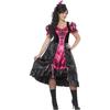 Smiffys Womens/Ladies Curves Sassy Saloon Costume