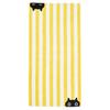 Atsuko Matano Bath Towel 60X120cm Washable Cotton Made with Yarn for a Soft and Fluffy Feel Made In Japan Yellow TT14423604 MT4657 MEME