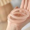 Grapefruit Powder | Natural Jade Lotus Pink Bangle for Girls 