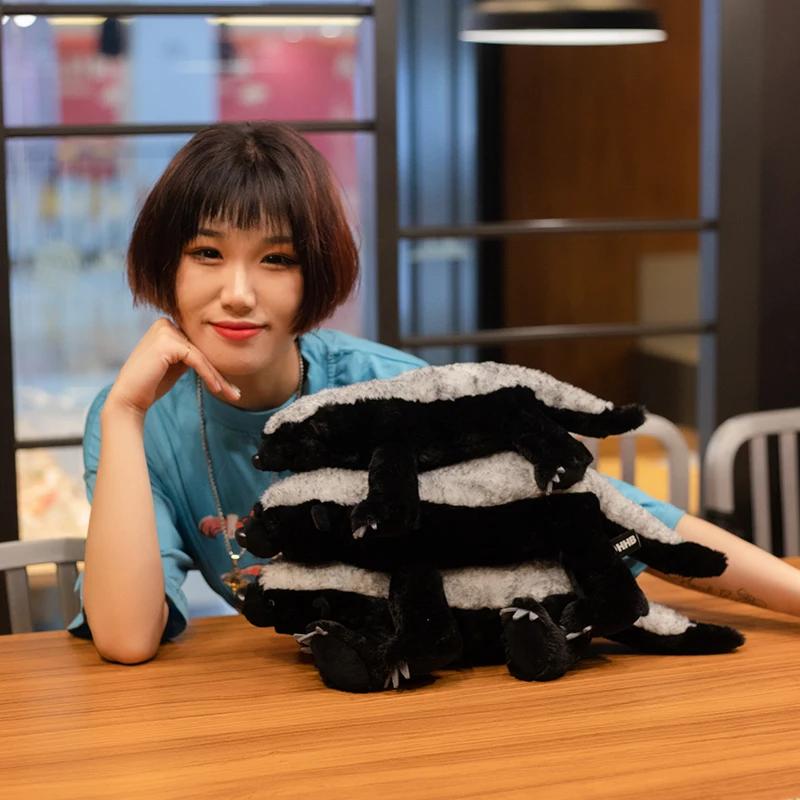 Реалистичные плюшевые игрушки, мягкие дикие животные, подарочная кукла, мягкая подушка в виде животного, подарок на день рождения для детей