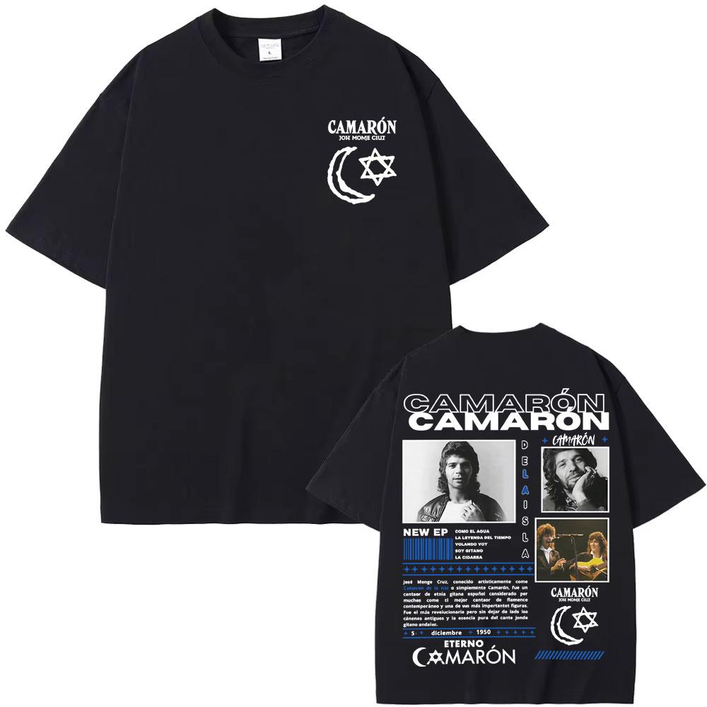 Rock Band Camaron Delaisla Tour 2025 Merch T Shirts Unisexs Clothing Hip Hop Punk Fashion Tshirt Casual Loose 100 Cotton T Shirt