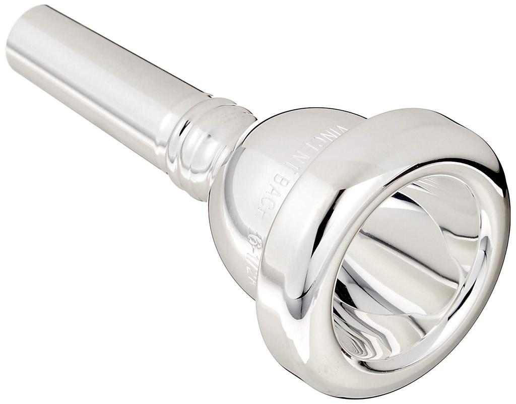 Bach Trombone Mouthpiece 6 12A, Silver-Plated Finish (for Small Bore)