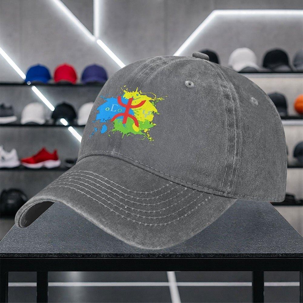 Amazigh Cultural Symbol Baseball Cap Fashionable Trendy Hat For Leisure Dating Shopping Walking