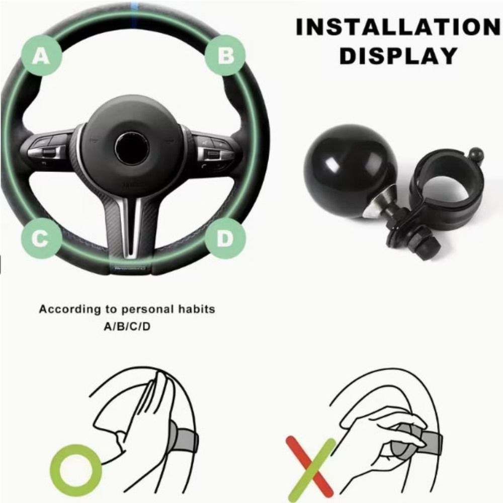 Turning Handle Steering Wheel Knob Heavy Duty Steering Wheel Booster Auto Use