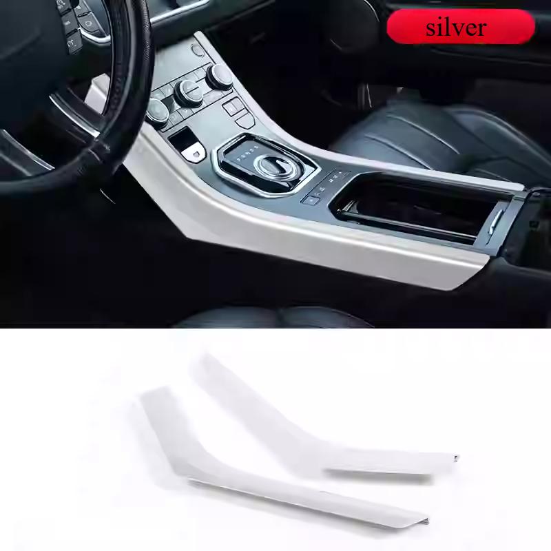 For Land Rover Range Rover Evoque 12-18 Car Center Console Decoration Strips Trim ABS Center control side protection accessories
