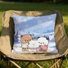 Yyier Bbubu Cushion Cover Soft Reversible Durable Pillow Cover MultiScene Use for Home Car Daily Comfort