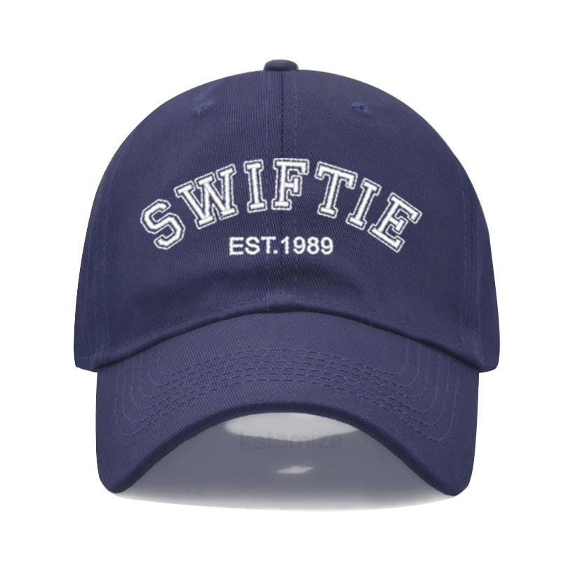 Бейсболка с вышивкой Swiftie 1989 для мужчин и женщин, унисекс, из стираного хлопка, панамка, кепка от солнца, подарок фанатам, для активного отдыха, дропшиппинг