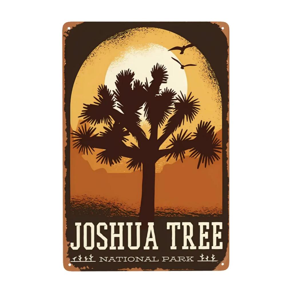 1pc Retro Grand National Park Metal Sign for Kitchen Restaurant Farm Bathroom Man Hole Farm Wall Decoration 8x12 Inch