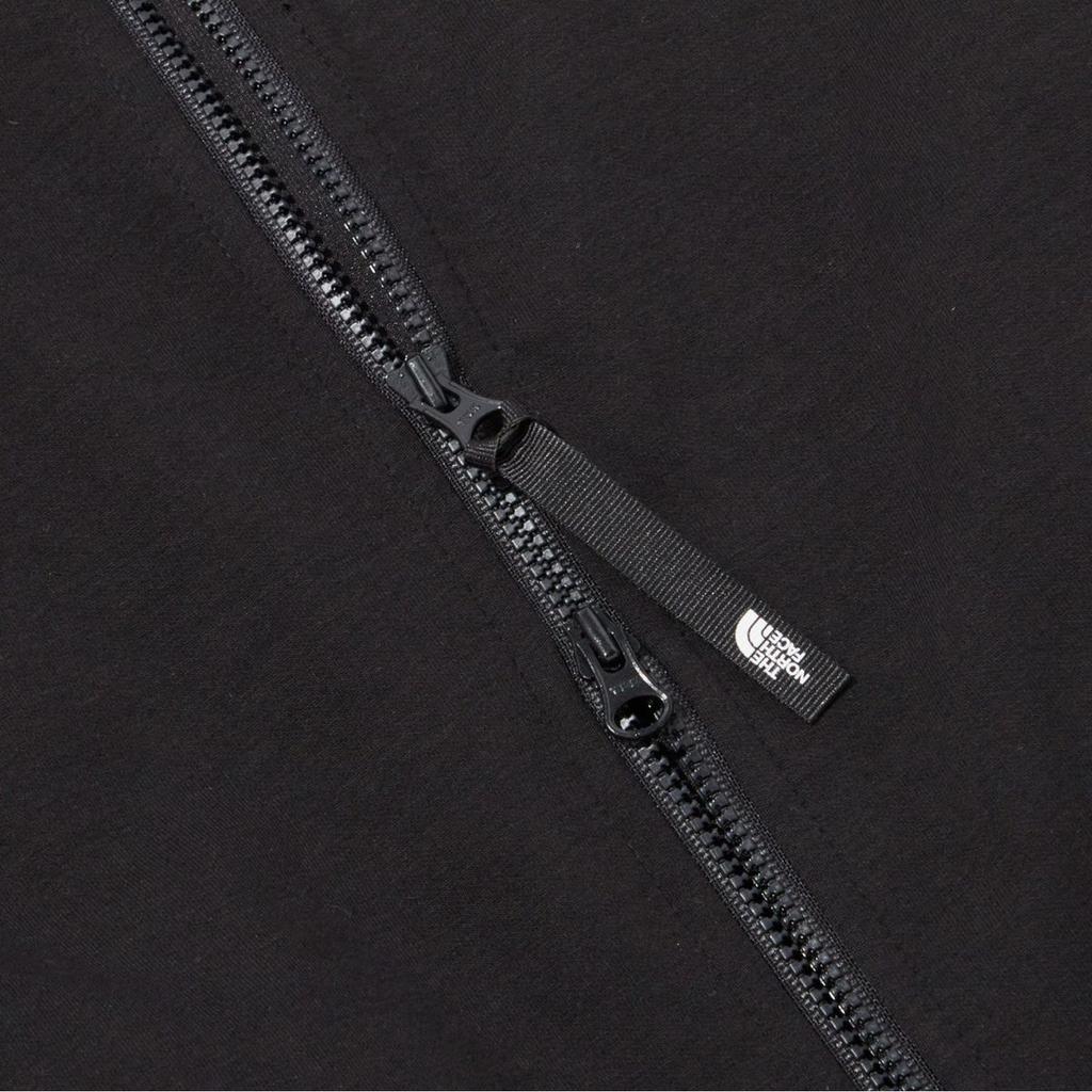 The North Face Letter Print Zipper Hoodie Long Sleeve Sweatshirt Women sweatshirt Black NJ5JP80K