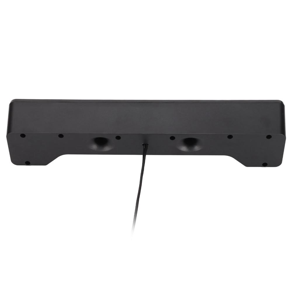3.5mm Input Double Horns with Volume Control Wired Connection Computer Speaker  Music Listening