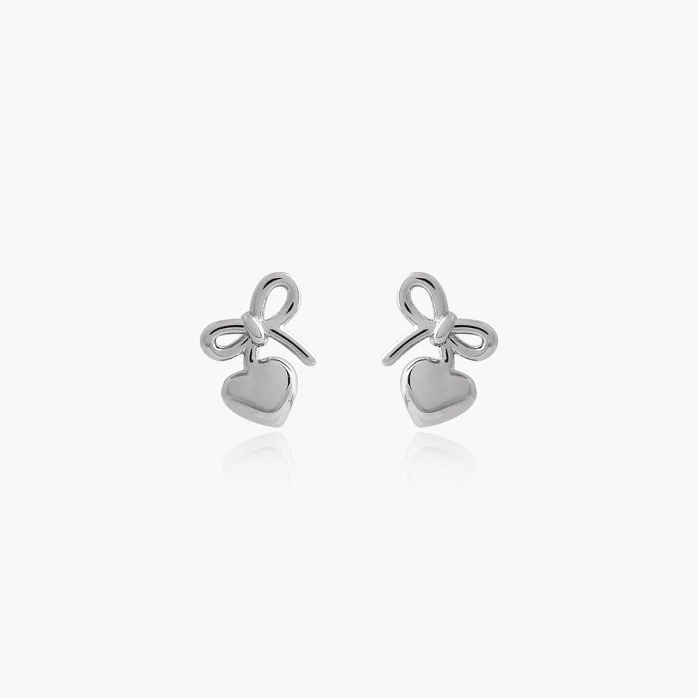 Серьги «Вишнёвые ленты»