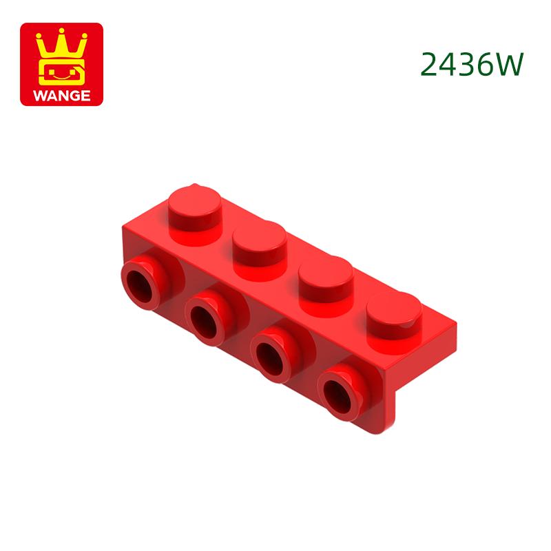 Нетоксичные 96 шт./лот 2436W 1x1x4 Двусторонние строительные блоки для моделирования Moc Аксессуары Совместимые с Конструктором Детские игрушки Подарочная коробка