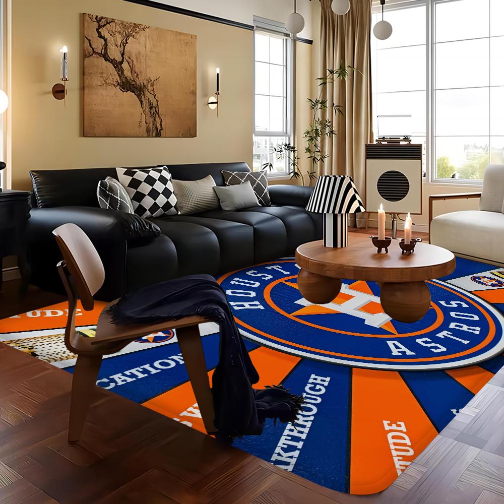 H-HOUSTONS ASTROS Floor Mat INS Style Soft Bedroom Floor House Laundry Room Mat Anti-skid Household Carpets