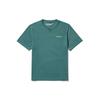 T-Shirts Men's Turquoise Crew Neck Moderate Straight Fit A5YZ7-CL6