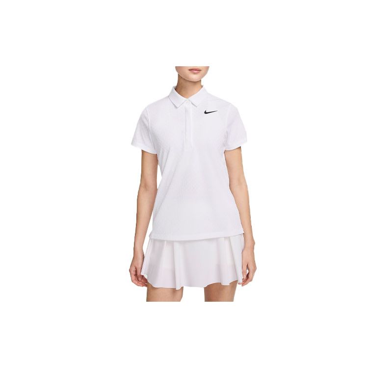 Nike Рубашка-поло для гольфа Dri-FIT ADV с коротким рукавом, женская, белая FD5496-100