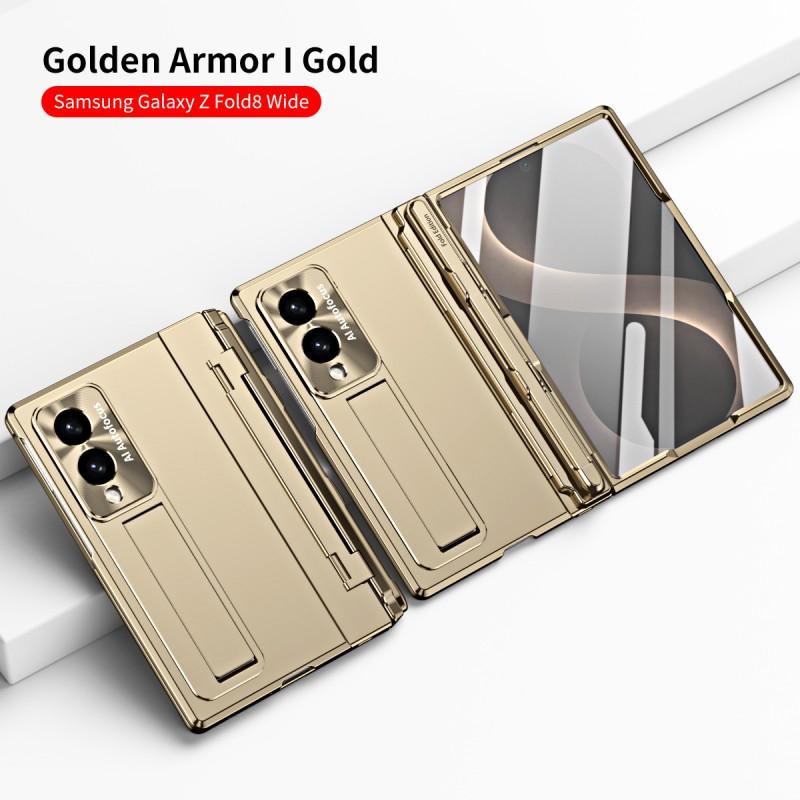 Чехол для Galaxy Z Fold 8 Ultra с гладким дизайном шарнира, гальванизированный слот для стилуса, ударопрочная поликарбонатная крышка, для повседневного использования