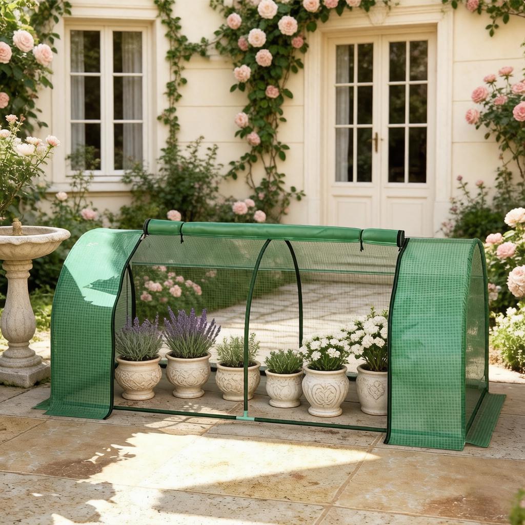 Mini Greenhouse, Plant Protection Cover for the Garden, Plant Canopy, for Balcony, Terrace (only with Mini Greenhouse)