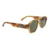 Fendi Printed Frame Acetate Pilot Sunglasses Unisex sunglasses Tortoiseshell FE40130F5555N