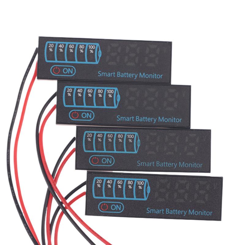 3S-14S Dc7-55V Индикатор уровня заряда батареи 12 В 24 В 36 В 48 В 18650 Lipo Lithium Емкость батареи Напряжение на плате Тестер зарядки батареи