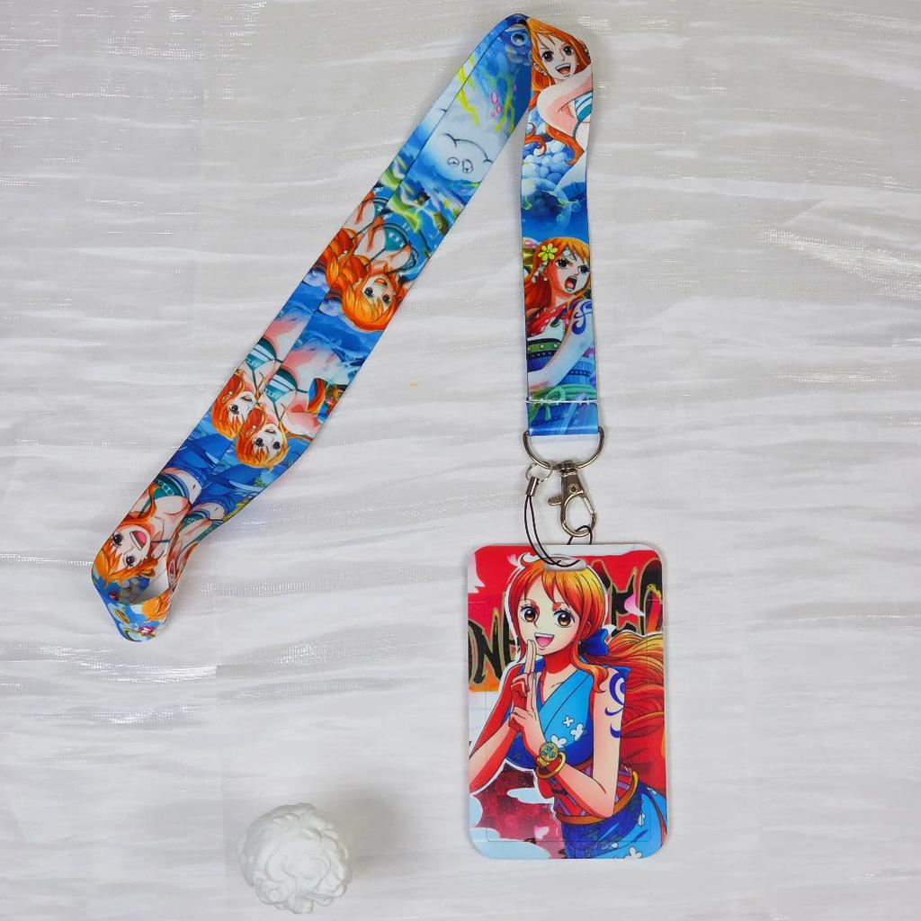Аниме Мультяшный Держатель для Пропусков Брелоки Шейный Ремешок Для Карты-Пропуска Аниме Держатель для Кредитных Карт Брелоки-Ремешки