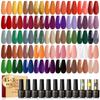 UV LED Gel Nail Polish Set 48Pcs Classical Color Gel Polish For Semi Permanent Soak Off Lacquer Gel Nail Art Design