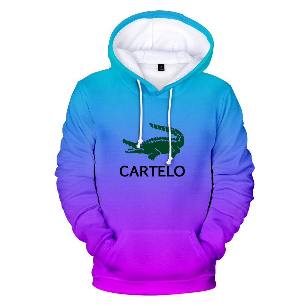 CARTELO Красочные осенние мужские толстовки с 3D принтом, женские куртки, весенние и осенние мужские толстовки с капюшоном, одежда в стиле хип-хоп