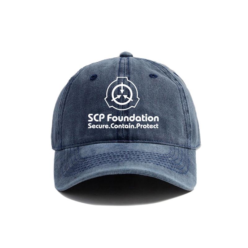 Кепка SCP Foundation Secure Contain Protect с потертостями, унисекс, ретро, для улицы, летняя, регулируемая, Кепка SCP MZ-153