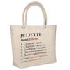 Sac De Plage - PLANETEE - Juliette Définition - Coton Naturel - Grande Contenance - Anses Solides