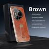 Высококачественный чехол из веганской кожи для iPhone Huawei Pura 80 70 Pro Ultra Защита объектива Полная защита Металлическая подставка Покрытие с покрытием