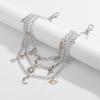 Moon Metal Pants Belt Chain Y2K Hip-hop Style Chain Unisex Multi Layer Waist Chain  Music Festival