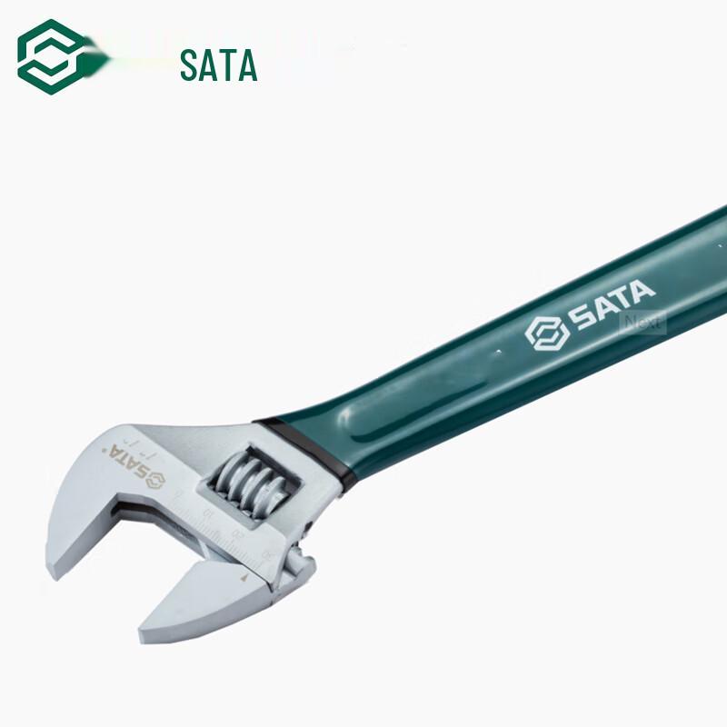 SATA Plastic-Dipped European Adjustable Wrench
