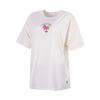 Converse T Shirts Women's White Crew Neck Moderate 10024363-A01