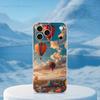 Cute Hot Air Balloon For iPhone Max,14,16,X,13,XR,SE,12,15,Pro,17,Plus,11,XS,Mini Transparent Soft Cover Case