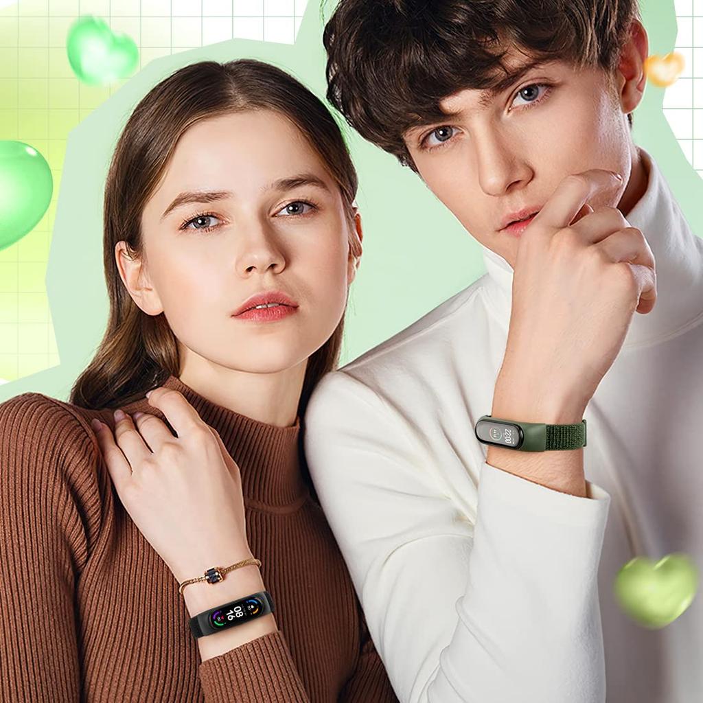 Нейлоновый ремешок-петля для Mi band 6 7, сменный мягкий регулируемый ремешок для наручных часов, браслет для Xiaomi Mi band 3 4 5 6 7