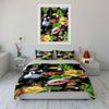Flamingos, toucans, leaves, flowers. Bedding sets Duvet cover sets Duvet covers Pillowcases(1 * Duvet Cover 2 * Pillowcases without duvet insert)
