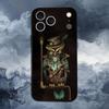 Милый C-Цветной Сова B-Птица Для iPhone 12,14,13,15,8,7,16,11,17,X,Mini,Plus,Pro,XR,SE,XS,Max,Мягкий Силиконовый Черный Чехол