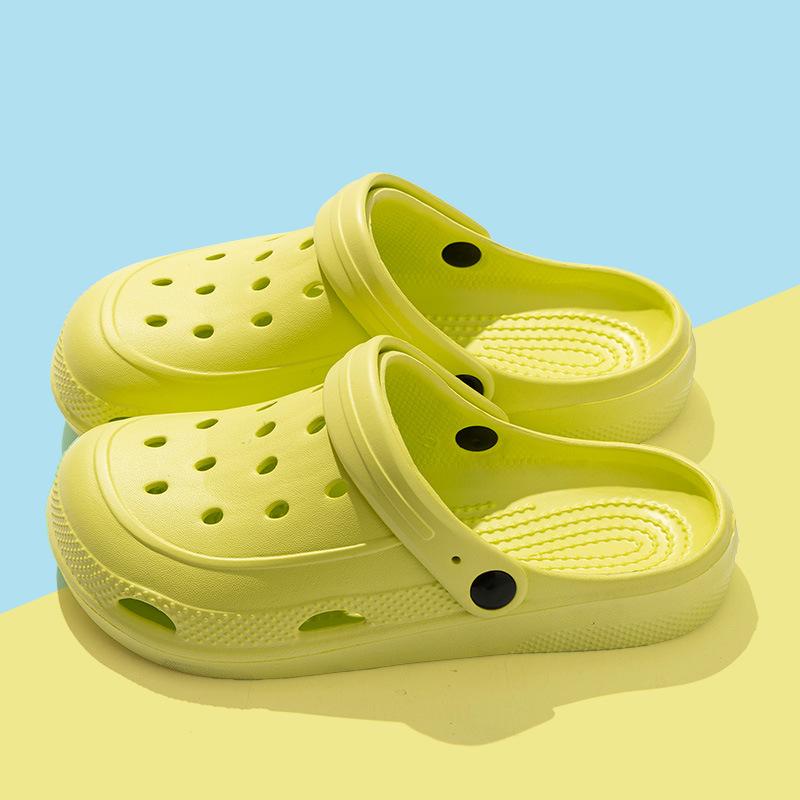 Туфли с дырочками женские верхние тапочки женская летняя домашняя обувь женская пара тапочки из ЭВА мужская обувь сандалии женская обувь