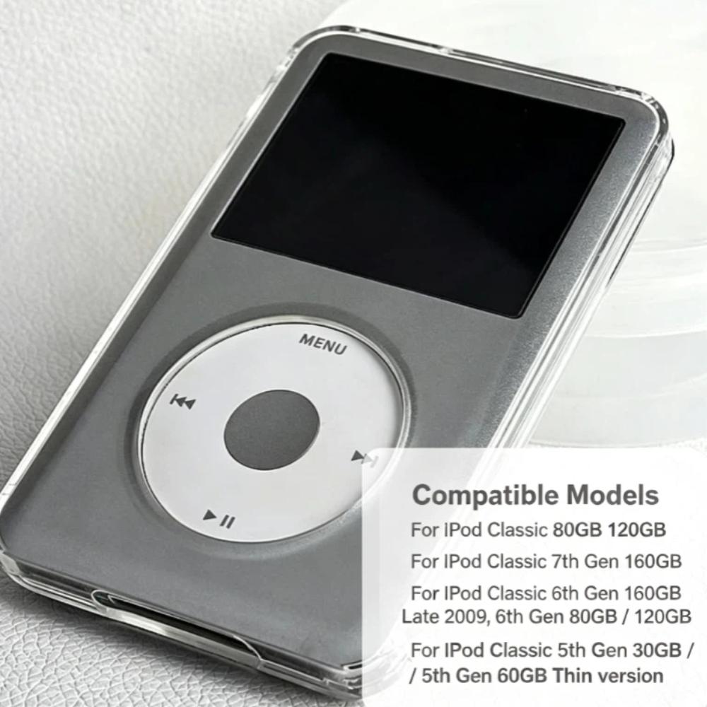 Полностью Защитный Кристально Прозрачный PC Чехол-Крышка для iPod Classic 6-го 120GB 80GB 160GB /для IPC 5-го 30GB 60GB/ 7-го Coque FundasХороший продукт