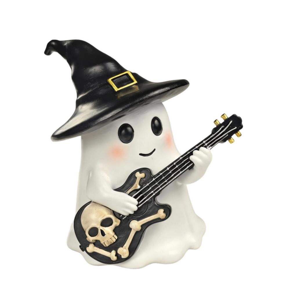Light, Sweet Bedside Lamp, Halloween Ornament, Resin Night Light Figurine with Soothing for