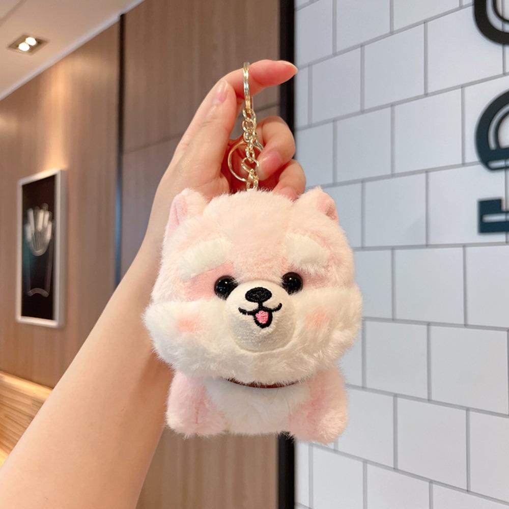 Stuffed Animals Dog Plush Keychain Small Pendant Puppy Pendant Dog Stuffed Doll Women Gifts